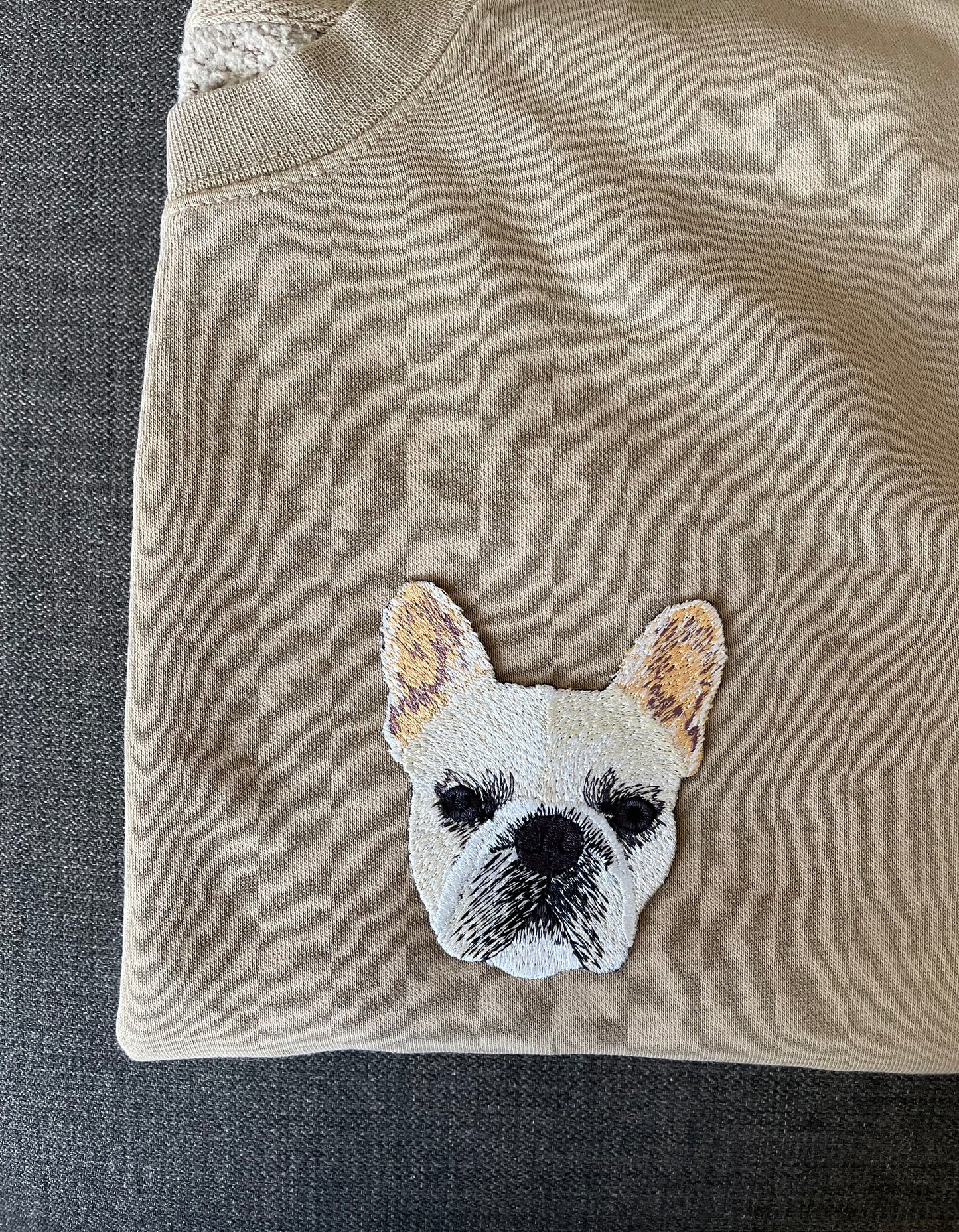 Custom Pet Embroidered Patch Sweatshirt