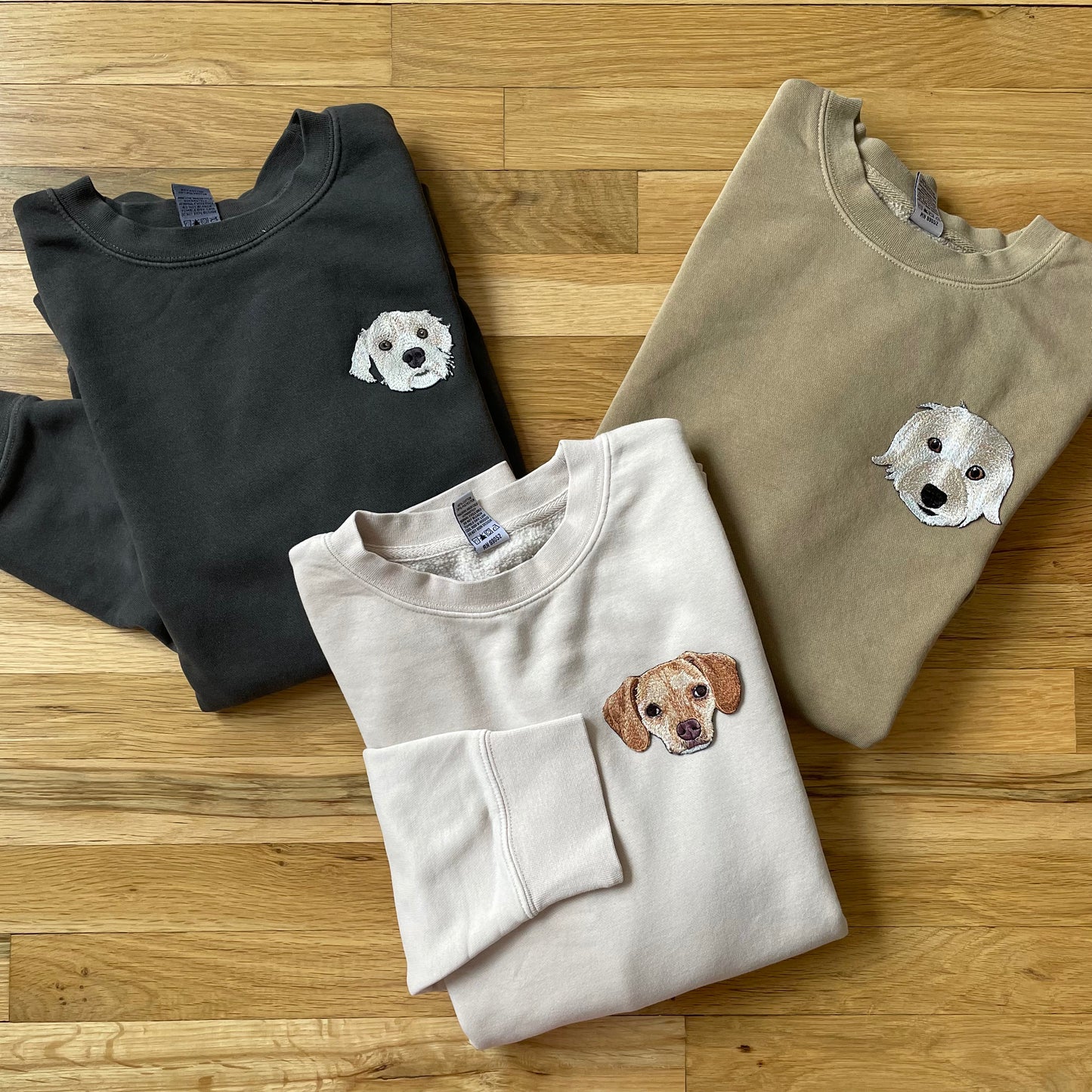 Custom Pet Embroidered Patch Sweatshirt