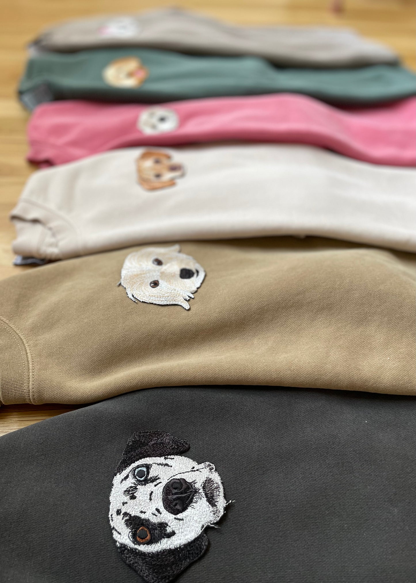 Custom Pet Embroidered Patch Sweatshirt