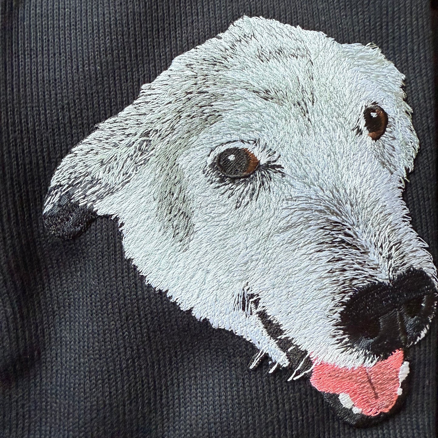 Custom Pet Embroidered Patch Quarter Zipper